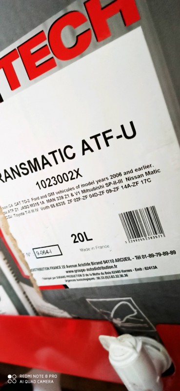 Vidange de boîte automatique sur Peugeot 508 à notre atelier de St Laurent Médoc